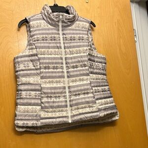 Women's Patterned Puffer Vest